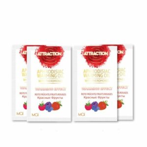 Пробник масажного масла з феромонами MAI PHEROMON MASSAGE OIL RED FRUITS (10 мл)