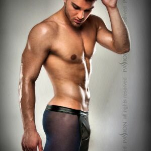 Розпродаж!!! Прозорі чоловічі шортики Passion 026 SHORT black XXL/XXXL