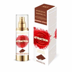 Розігрівальна масажна олія з феромонами MAI PHEROMON MASSAGE OIL — CHOCOLATE (30 мл)
