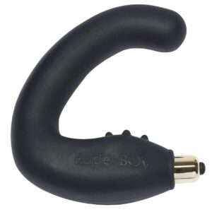 Вібромасажер простати Rocks Off Rude-Boy Black, масаж промежини, макс. діаметр 2,5 см