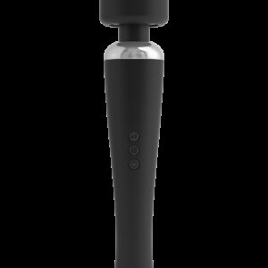 Потужний вібромасажер Dorcel Megawand Black який перезаряджається, 160 режимів