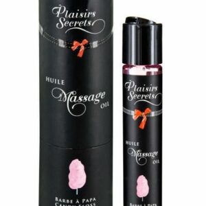 Масажна олія Plaisirs secrets Candy Floss (59 мл) з афродизіаками, їстівна, подарункове паковання