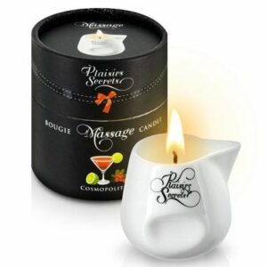 Масажна свічка Plaisirs Secrets Cosmopolitan (80 мл) подарункова упаковка, керамічний посуд