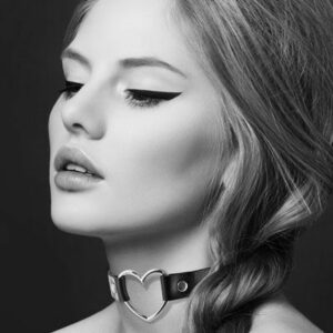 Чокер з сердечком Bijoux Pour Toi - HEART, екошкіра