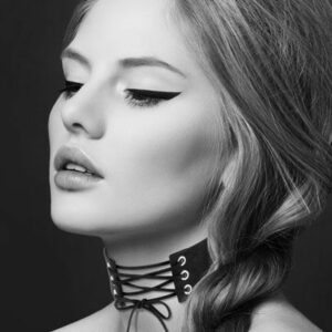 Чокер зі шнурівкою Bijoux Pour Toi - LACET, екошкіра