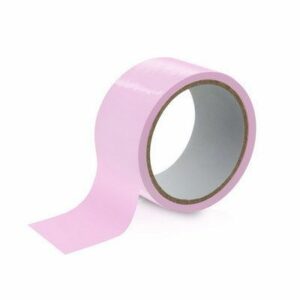 Скотч для бондажа Fetish Tentation Rose (15 м), не липне до шкіри і волосків, тільки сам до себе