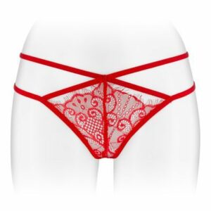 Трусики-стрінги Fashion Secret MYLENE Red з подвійною лінією стегна