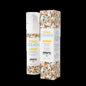 Масажна олія EXSENS Pina Colada 50мл розігріває, без цукру, без парабенів, їстівна