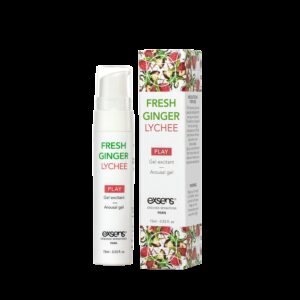 Стимулюючий гель EXSENS Kissable Fresh Ginger Litchi 15мл, можна для поцілунків, охолоджуючий