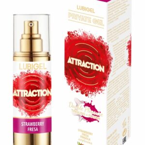 Рідкий вібратор MAI Lubigel Strawberry (30 мл), густий гель, дуже смачний, діє до 30 хвилин