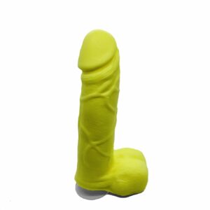 Крафтове мило-член із присоскою Чистий Кайф Yellow size M, натуральне