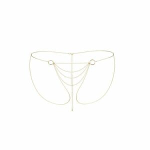 Ланцюжок-трусики Bijoux Indiscrets Magnifique Bikini Chain – Gold, прикраса для тіла