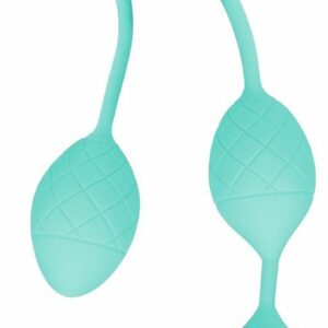 Розкішні вагінальні кульки PILLOW TALK - Frisky Teal з кристалом, діаметр 3,2 см, вага 49-75 гр