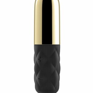 Потужний мінівібратор Satisfyer Sparkling Darling Gold зі знімним ковпачком, 15 режимів роботи