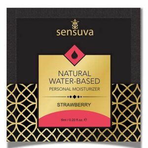 Пробник Sensuva - Natural Water-Based Strawberry (6 мл)