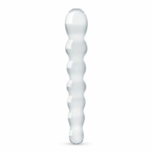 Скляний ділдо у вигляді намистин Gildo Glass Dildo No. 19