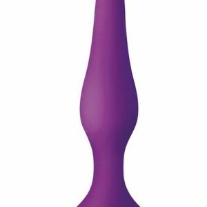 Анальна пробка з присоскою MAI Attraction Toys №35 Purple, довжина 15,5 см, діаметр 3,8см