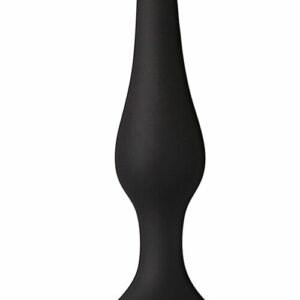 Анальна пробка з присоскою MAI Attraction Toys №35 Black, довжина 15,5 см, діаметр 3,8см