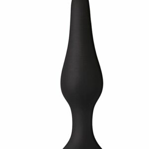 Анальна пробка з присоскою MAI Attraction Toys №33 Black, довжина 11,5cм, діаметр 3см