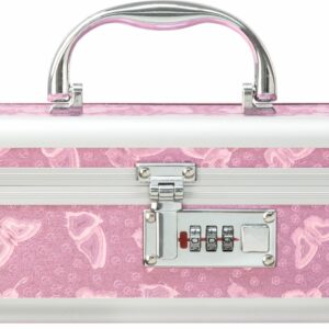 Кейс для зберігання секс-іграшок BMS Factory - The Toy Chest Lokable Vibrator Case Pink з кодовим за