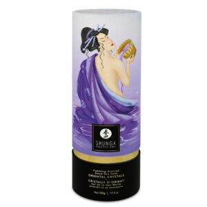 Пінлива сіль для ванни Shunga Dead Sea salt Oriental Crystals — Exotic Fruits (500 г), сіль Мертвого