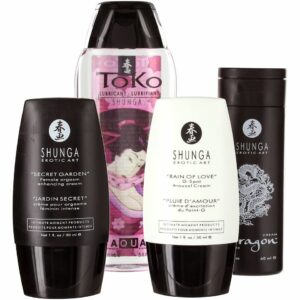 Подарунковий набір Shunga NAUGHTY Cosmetic Kit: змазка та стимулювальні засоби для нього та для неї