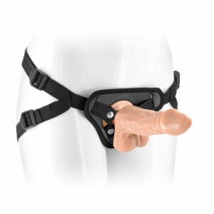 Жіночий страпон-трусики 2в1 Real Body — Mike: довжина 13 см, діам. 3,8 см, трусики та фалоімітатор