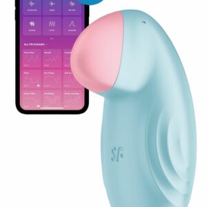 Смарт-вібратор для клітора Satisfyer Tropical Tip Light Blue