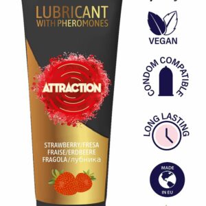 Змазка на водній основі з феромонами MAI ATTRACTION STRAWBERRY (100 мл)