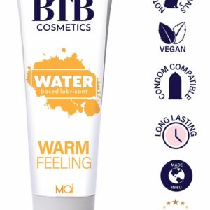 Розігрівальна змазка на водній основі BTB WARM FEELING (100 мл)