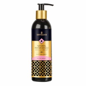 Змазка на водній основі Sensuva Natural Water-Based Cotton Candy (240мл) без гліцерину та парабенів